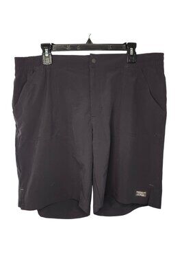 ** L.L. Bean Black UV Protection Shorts Plus Size 16